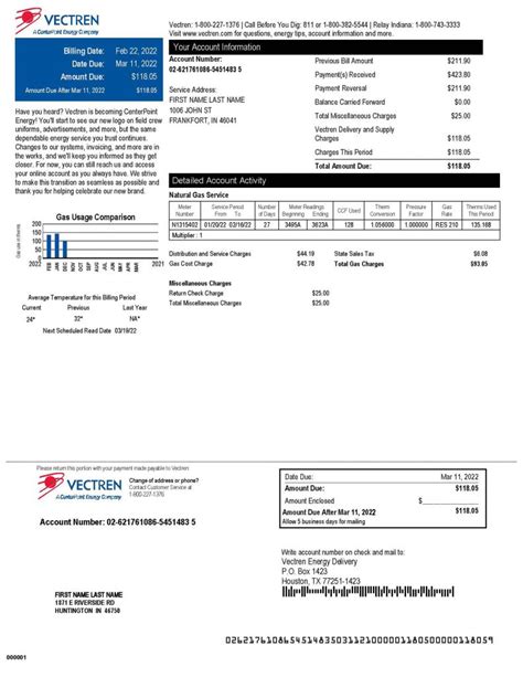 temple utility bill.